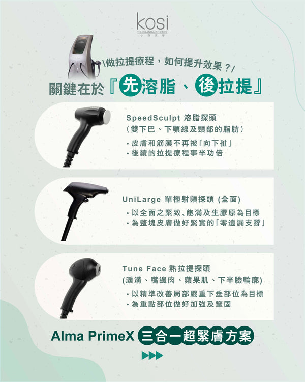 Alma PrimeX 超頻緊膚儀 - 吸吸下熱拉提療程(面)
