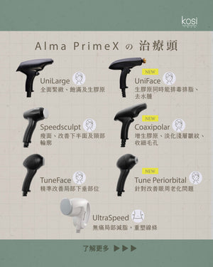 Alma PrimeX 超頻緊膚儀 - 煙花射頻泵泵漲療程(面部+眼周)
