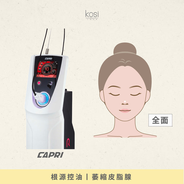Capri 藍激光 - 減油控痘淨膚療程(面部)