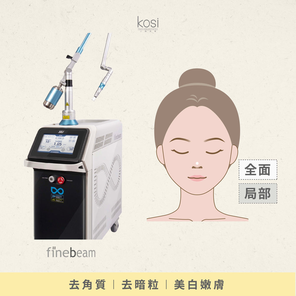 Finebeam 激光 - 強效去角質&去暗粒療程(全面/局部)