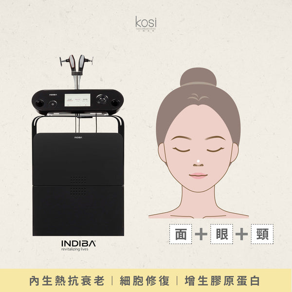 Indiba 國寶級細胞修復儀 - 內生熱抗衰老療程 (面、眼、頸)
